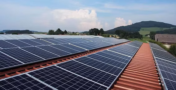 Endüstriyel GES detay görünümü