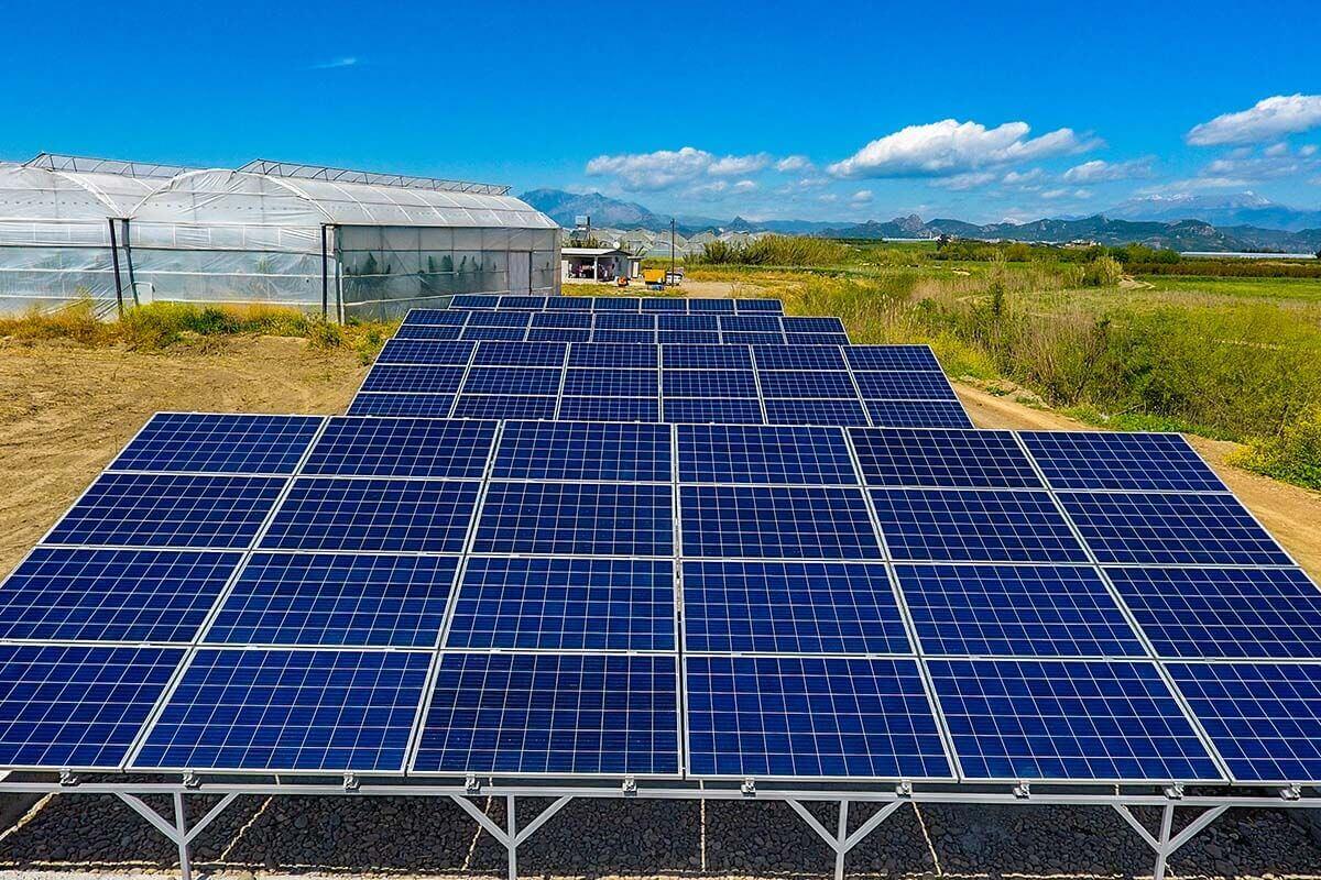 Tarımsal alan güneş enerjisi