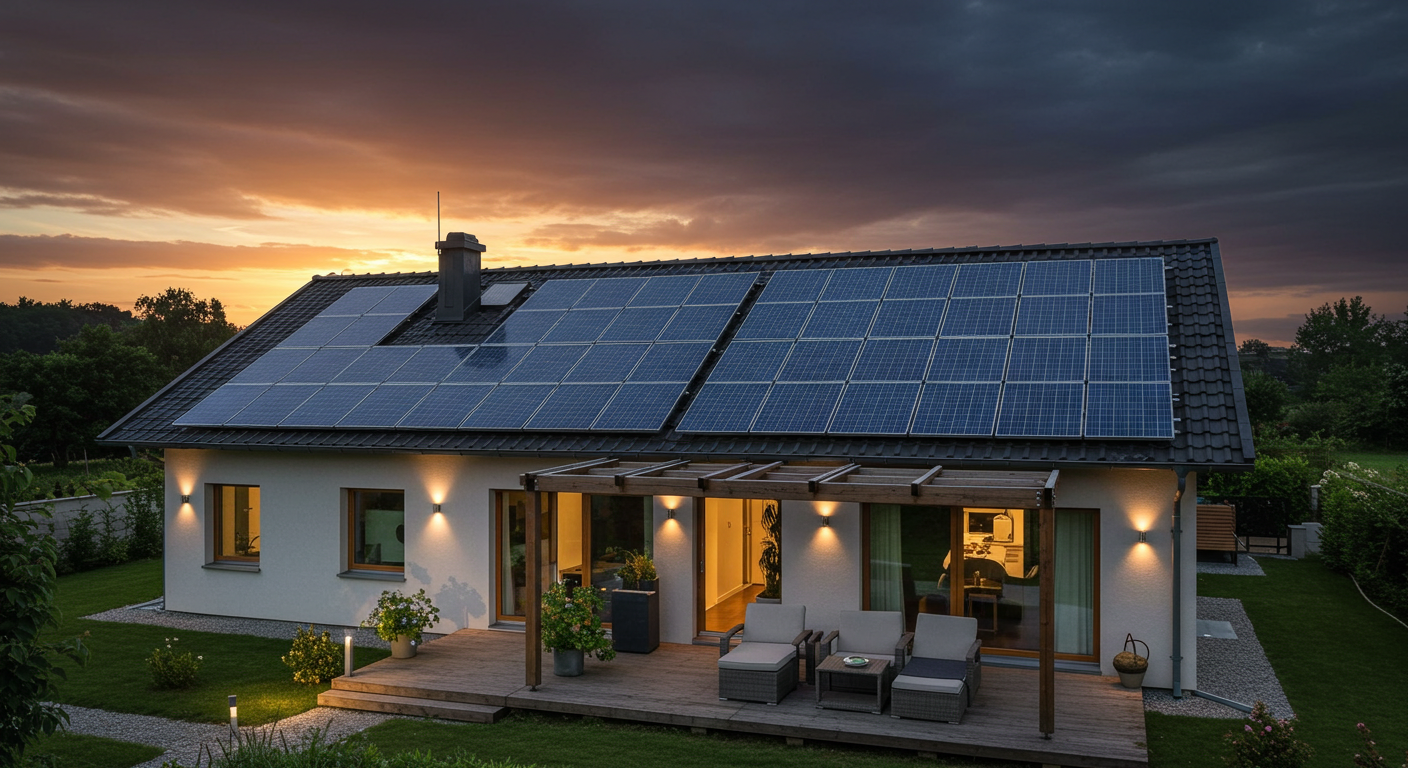Konut güneş enerjisi görünümü