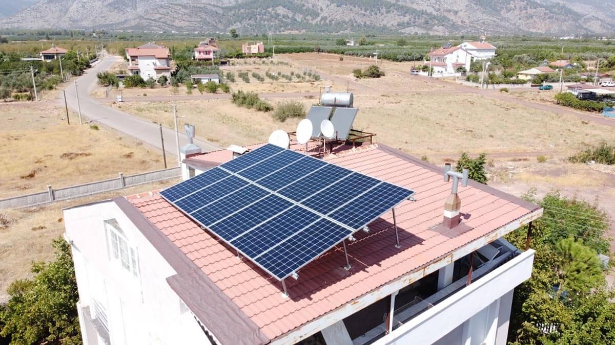 Müstakil ev GES detayı